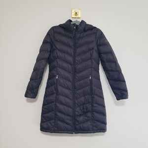 Calvin Klein Down Lightweight Packable Jacket Women Small Black Quilted Coat